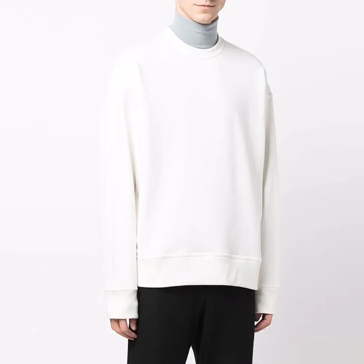JIL SANDER Sweatshirts Men White-3