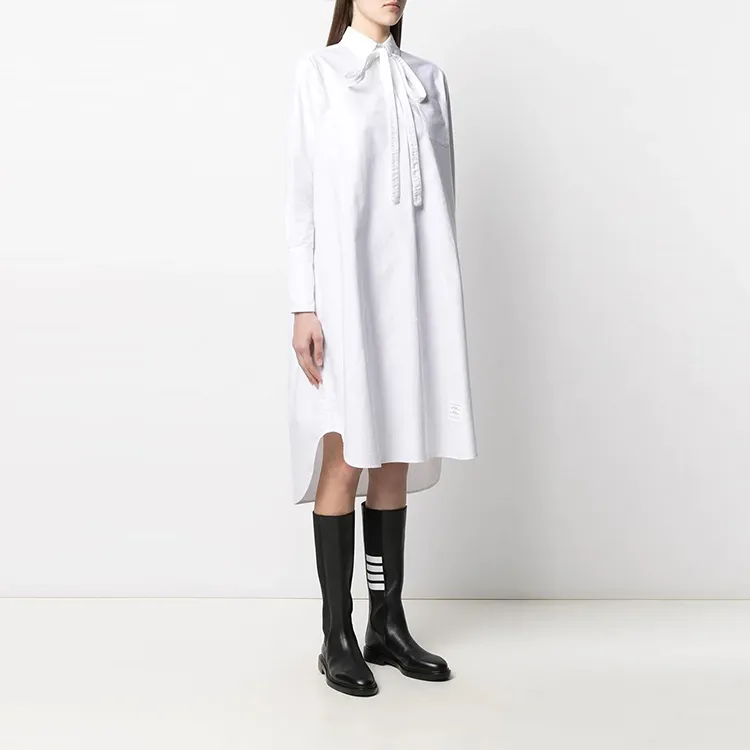 THOM BROWNE· Long Sleeved Dress Women's-3