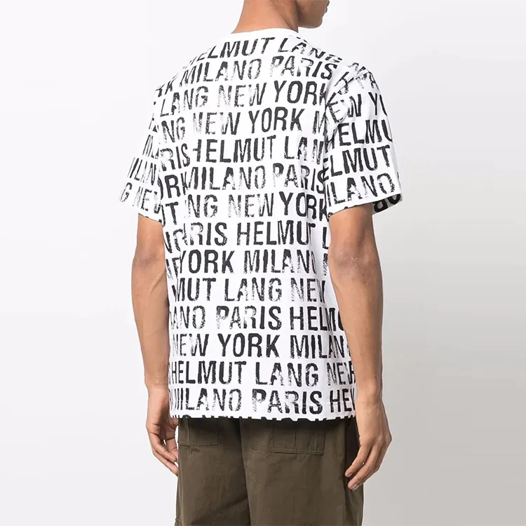 Helmut Lang T-Shirts Men White-3
