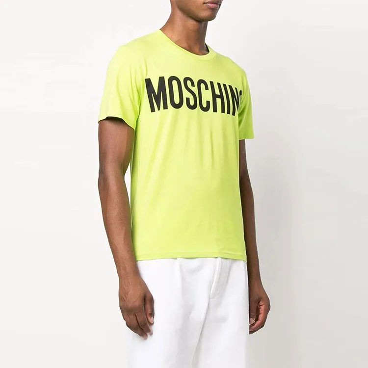MOSCHINO T Shirts Men Green-3