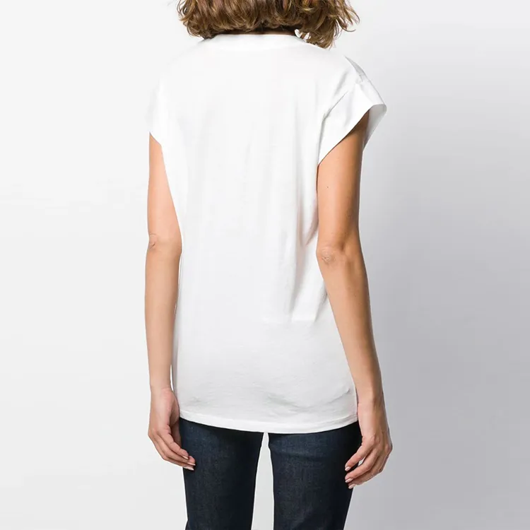 FRAME Le Mid Rise V Neck T Shirt-2