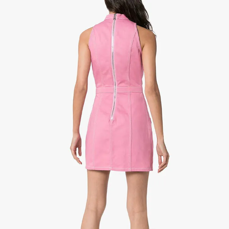 BALMAIN Button Detail Sleeveless Dress-2