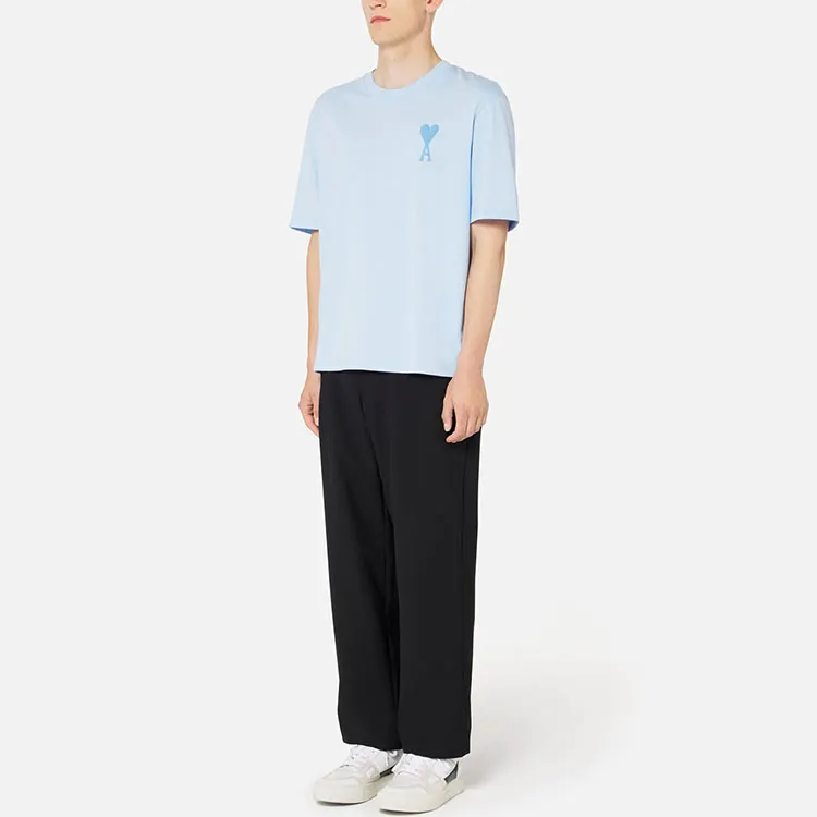 Ami Paris Ami De Coeur Tonal Boxy Fit T Shirt-3