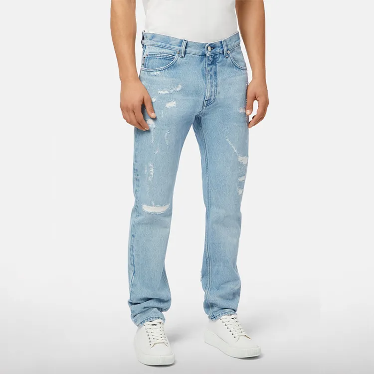 VERSACE VERSACE SS22 Jeans Men's Blue-2