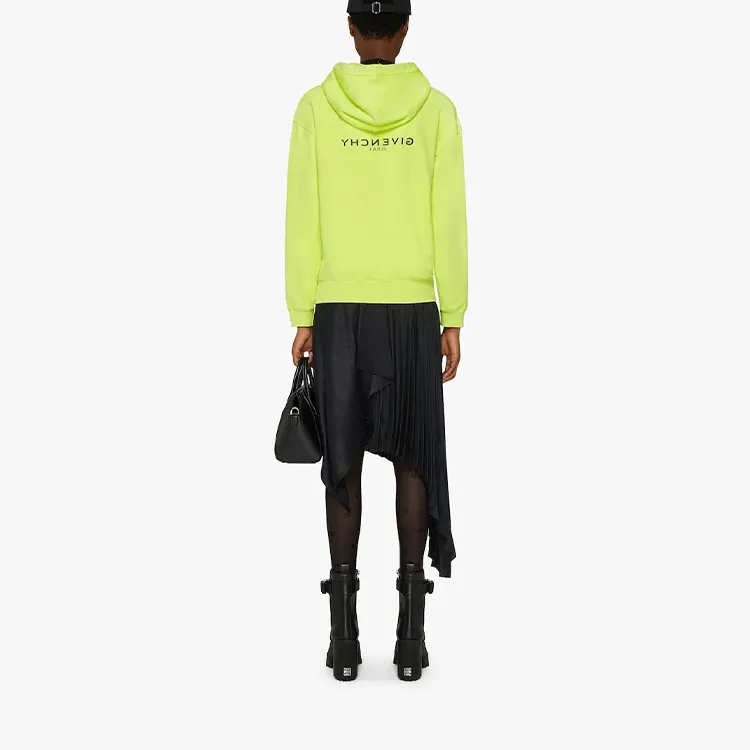 Givenchy Long Sleeve Hoodie 'Fluo Yellow'-2