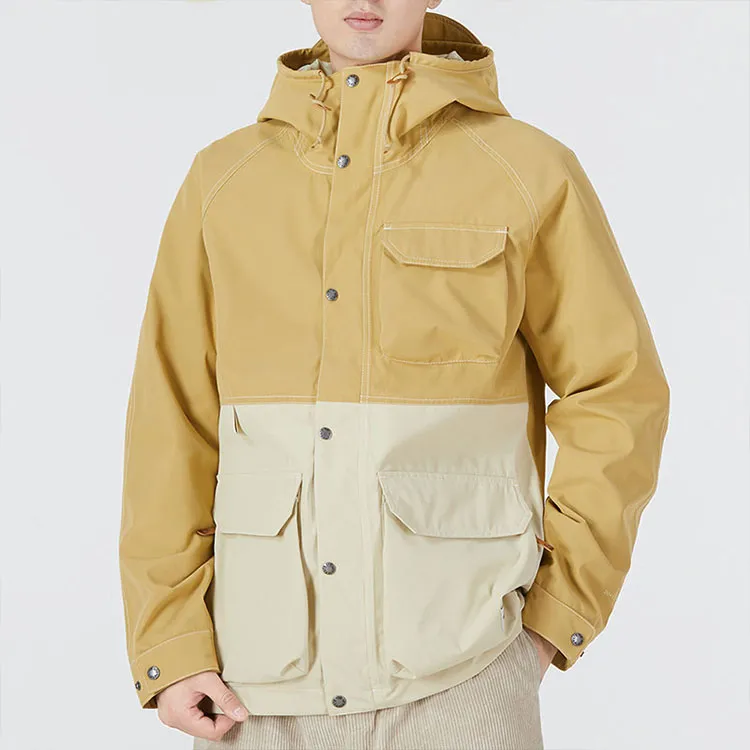 THE NORTH FACE Water Resistant Windproof Wear Resistant Windbreaker Jacket Unisex Yellow-3