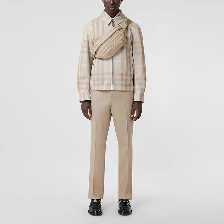Burberry Jackets Coats Men's Soft Yellow Brown-3