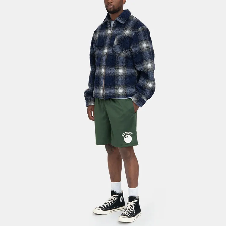 Stussy Shadow Plaid Sherpa Zip-6