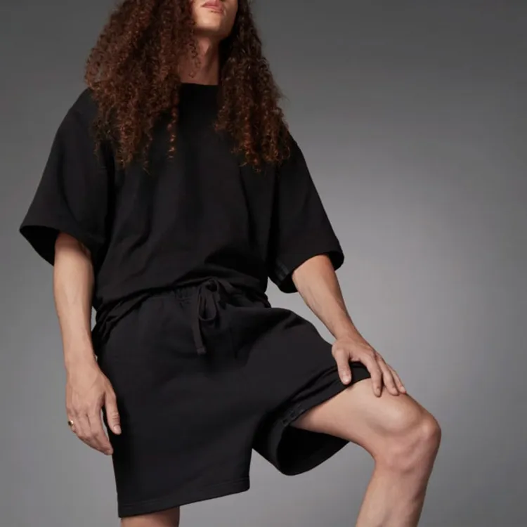 Adidas Originals Blue Version Collection Casual Shorts Men Black-4