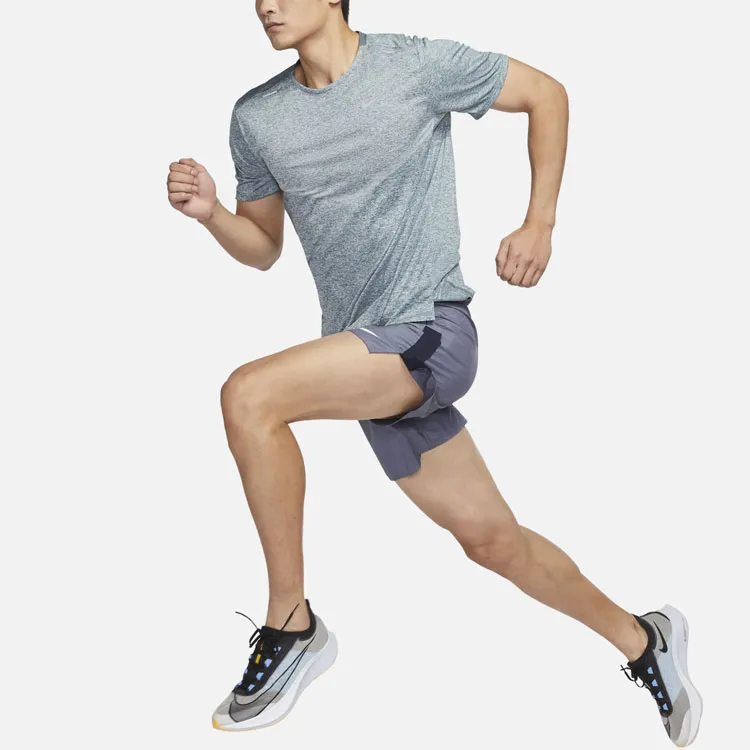 Nike T Shirts Men Gray-4