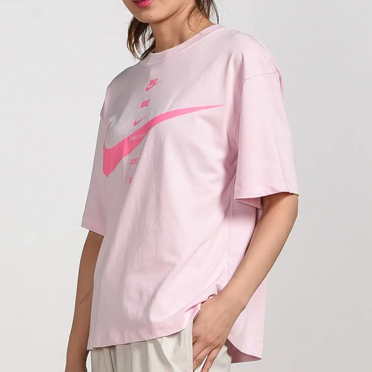 Nike Set in Sleeve T Shirt Women's Foam Pink-3