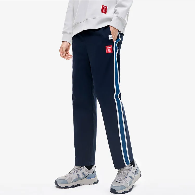 Mihara Yasuhiro X FILA MIHARA YASUHIRO Collaboration Collection Knitted Sweatpants Men Preppy Blue-4