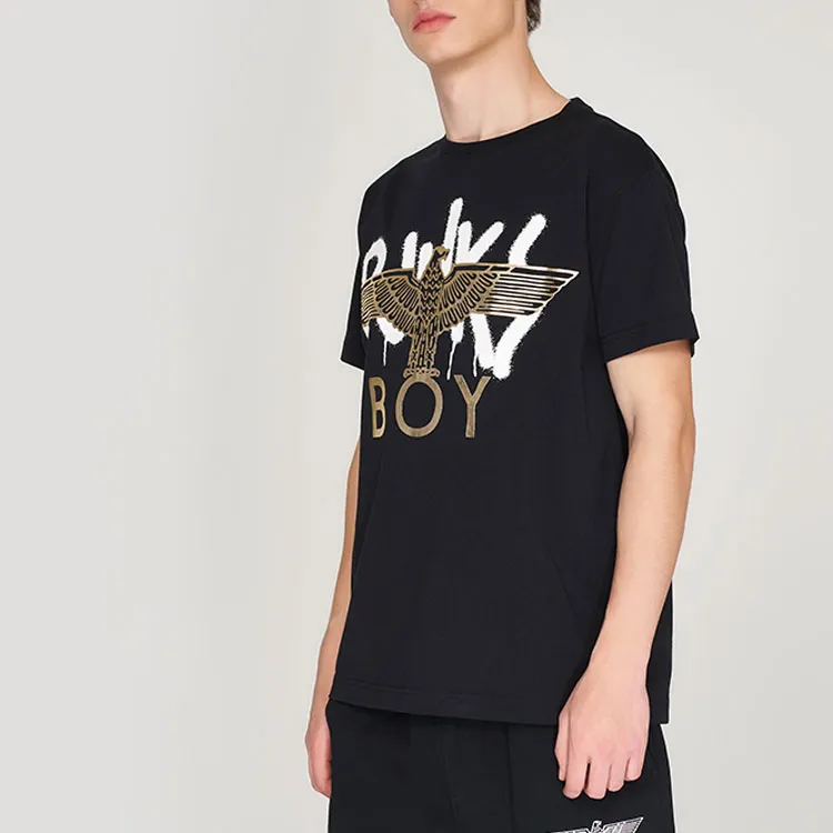 Boy London Straight T Shirt Unisex Black-4