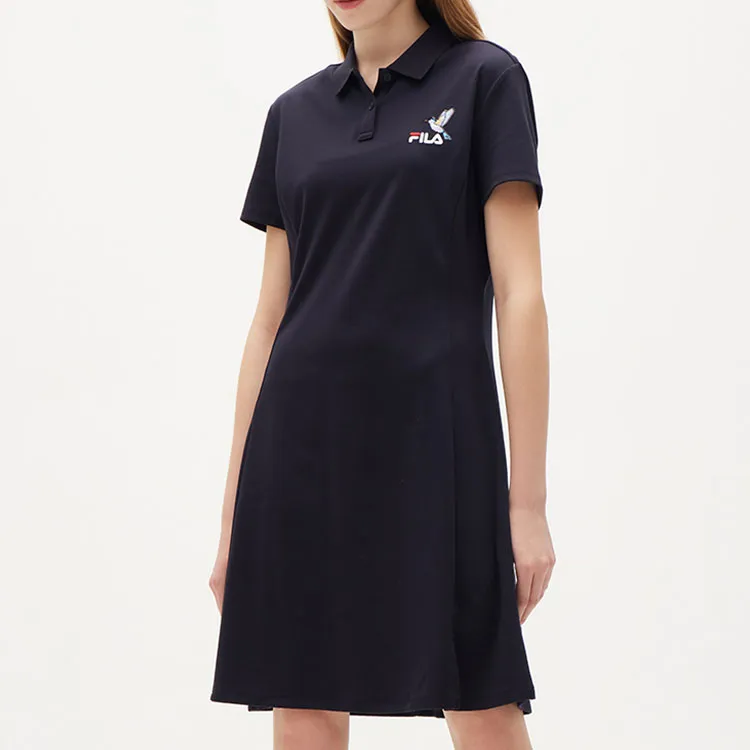 FILA Short Sleeved Dress Women's Legend Blue-4