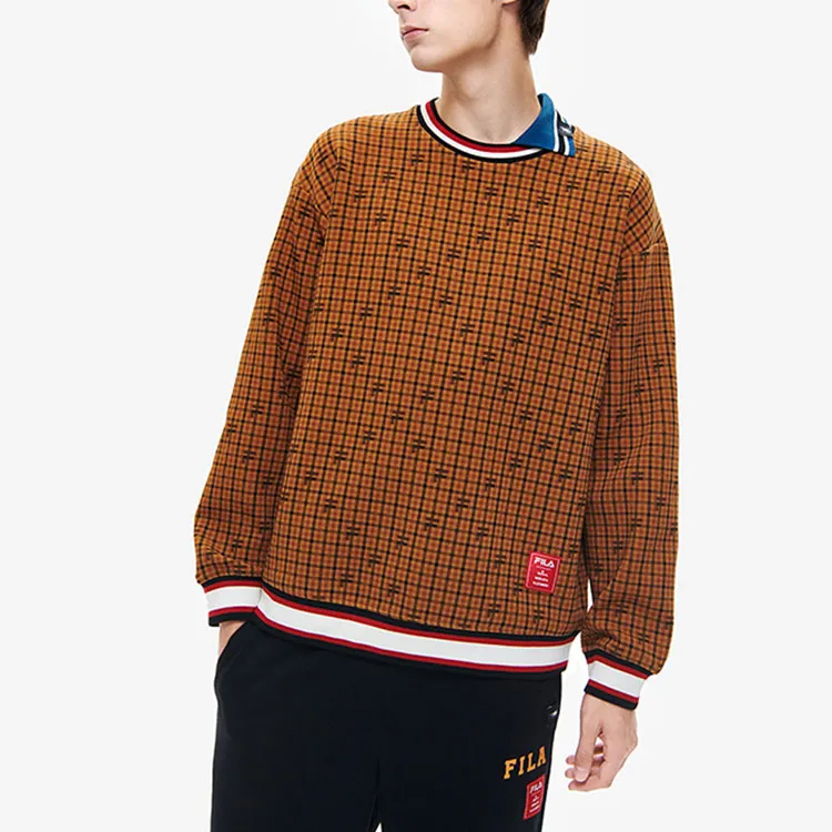 FILA MIHARA YASUHIRO Collaboration Collection Sweatshirt Men's Walnut Brown-4