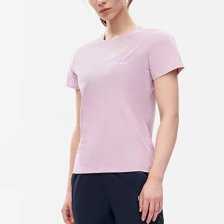 FILA Athletics T Shirt Women's Mountain Dogwood Pink-3