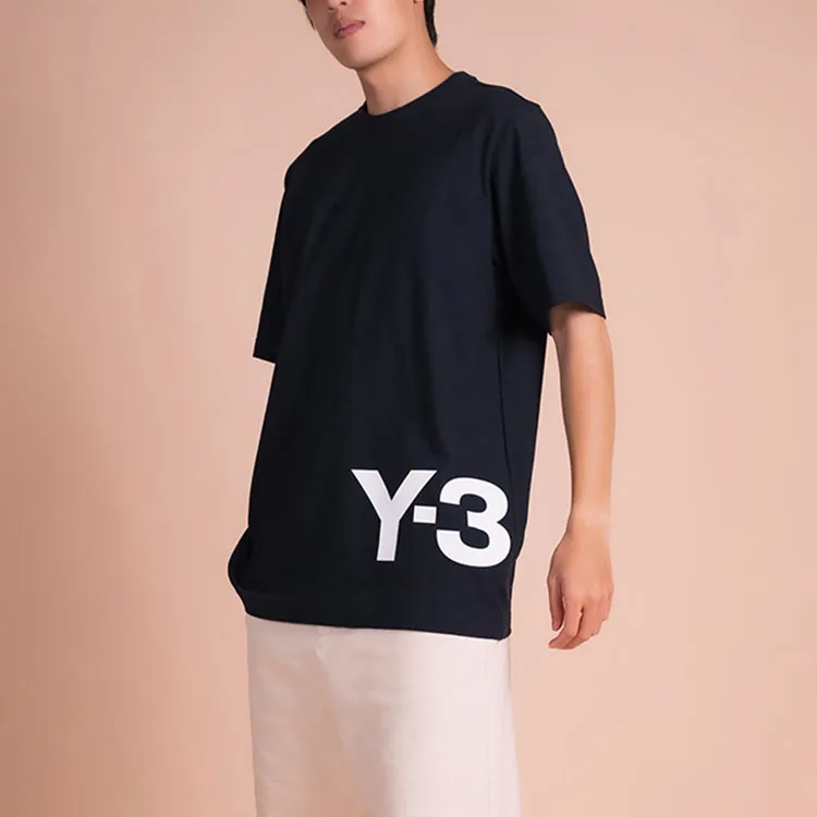 Y 3 T Shirts Men Black-6