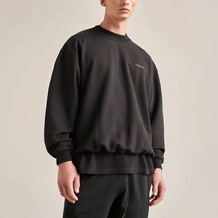 REPRESENT Blank Oversized Crewneck-3