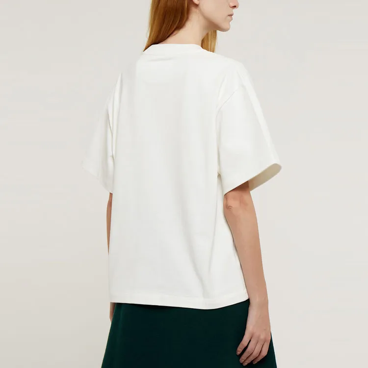 JIL SANDER Logo Printed Crewneck T-Shirt-4