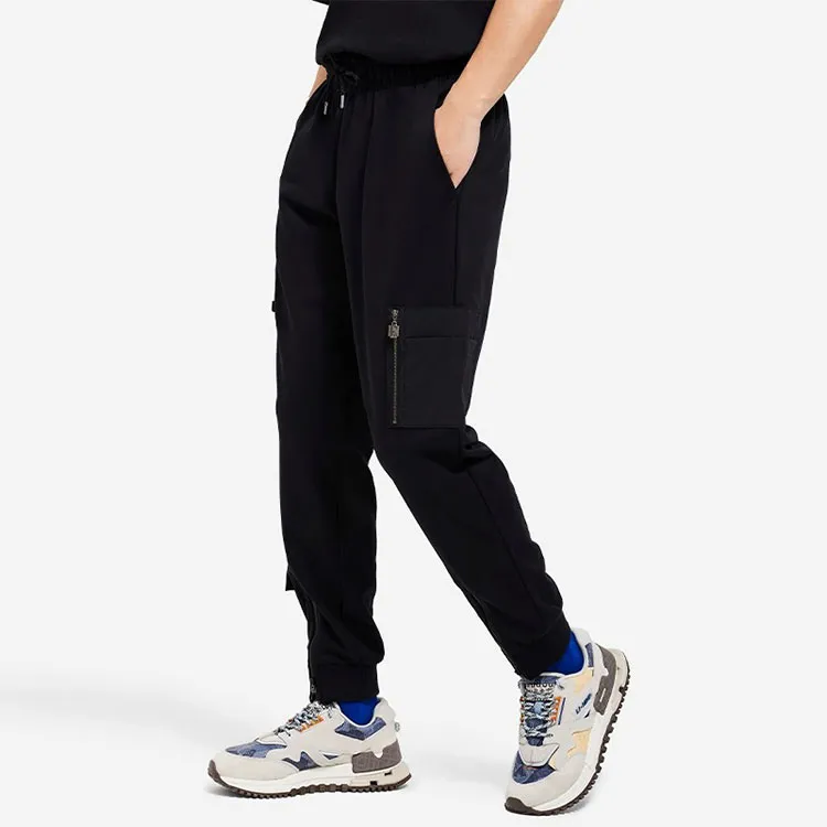 LiNing China Li Ning Cargo Pants Men Black-4