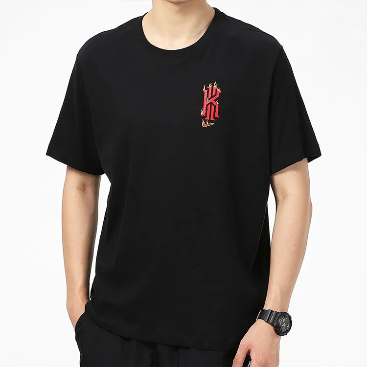 Nike T Shirts Men Black-4