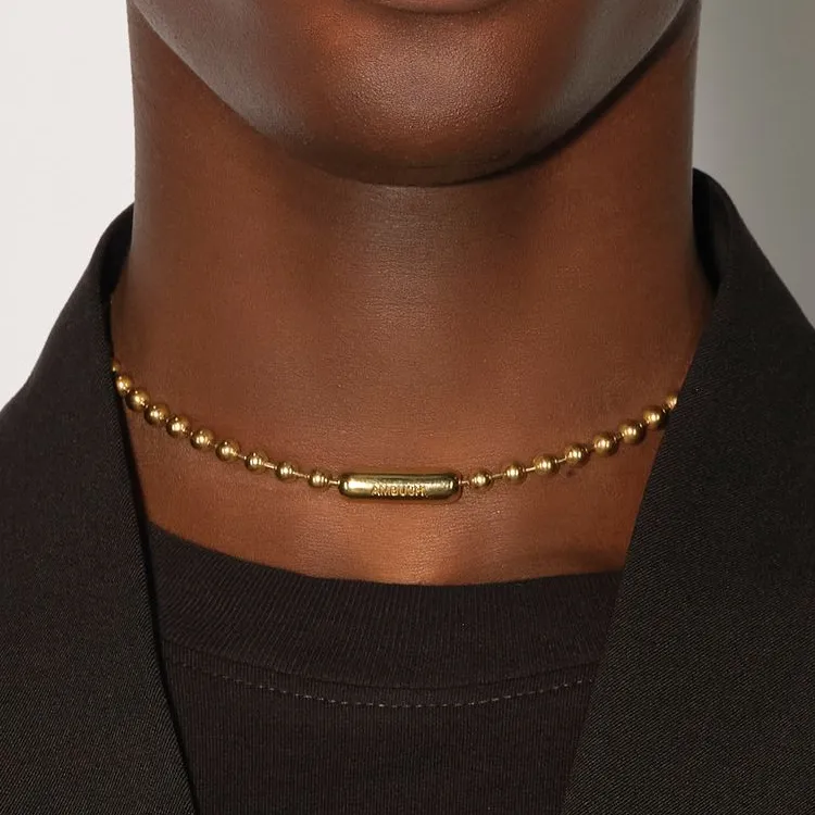 AMBUSH Ball-chain Choker Necklace-1