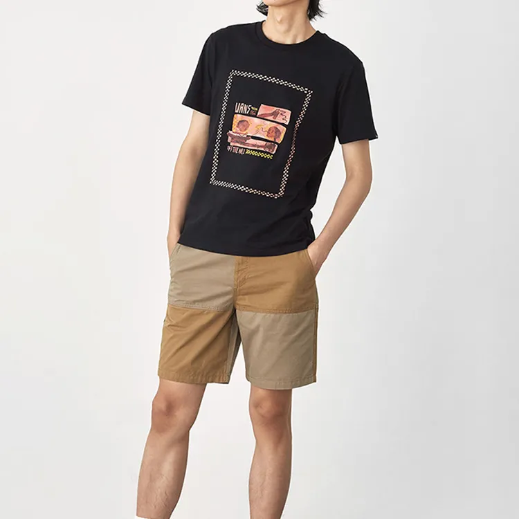 Vans Sports Shorts Men Earth Yellow Khaki-4