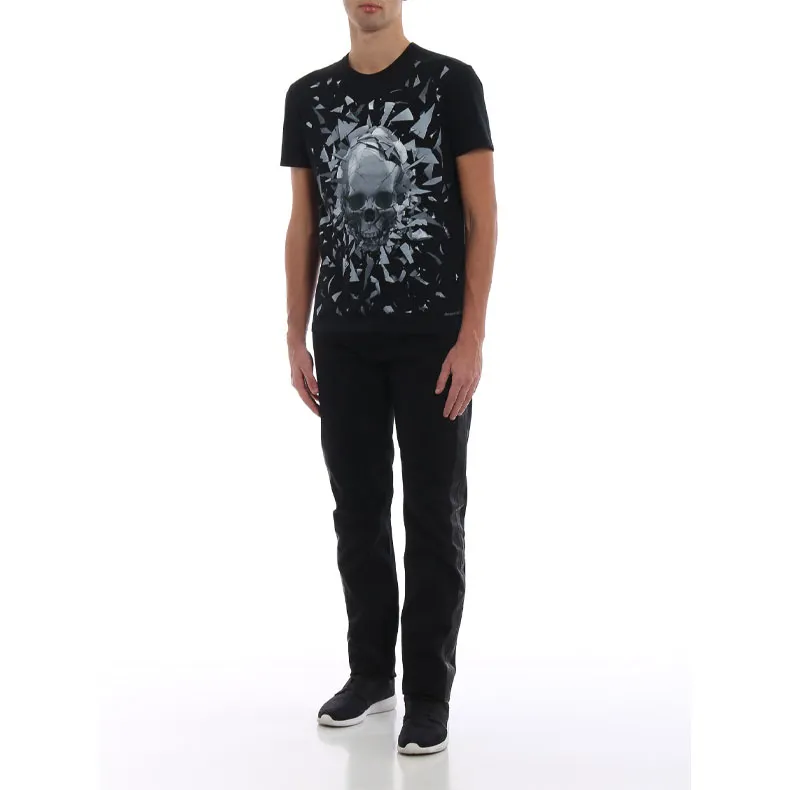Alexander McQueen Regular T Shirt Men's Black-3