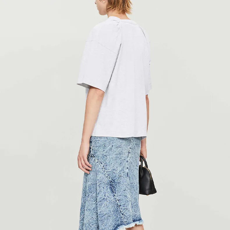 Balenciaga T Shirt Women's Gray-4