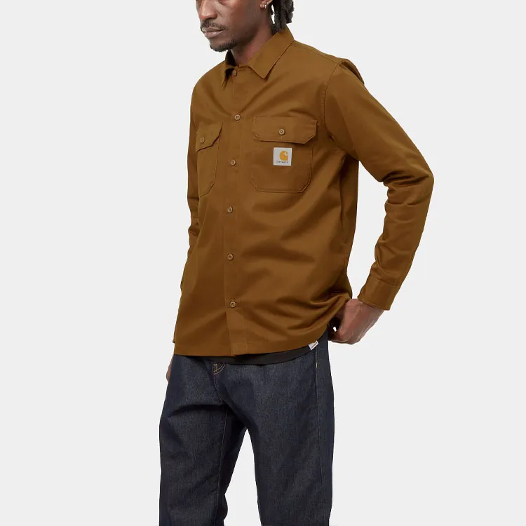 Carhartt WIP Shirts Men Tawny-5