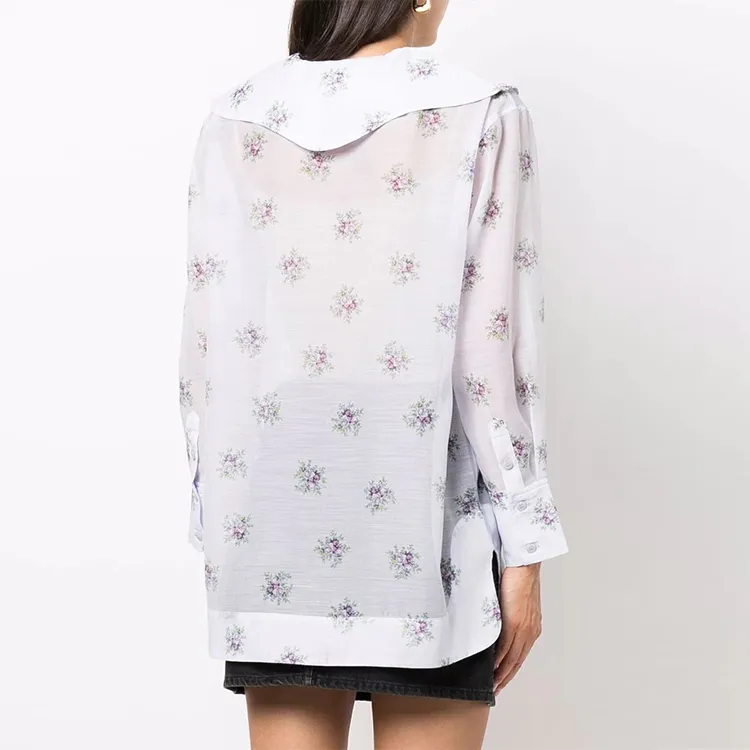 GANNI Organza Top 'Heather'-1