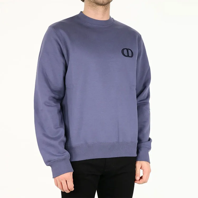 DIOR Quarterly New Products Sweatshirts Men Purple-4