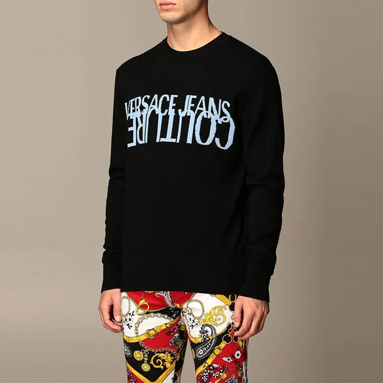 VERSACE JEANS COUTURE Knitwear Men's Black-5