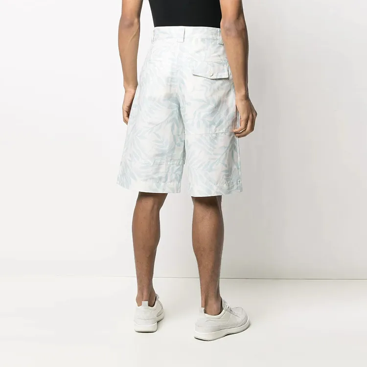 Jacquemus Cargo Shorts Men Light Blue-5