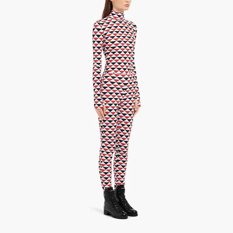 PRADA SS22 Leggings Women's Red-3