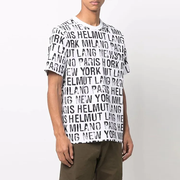Helmut Lang T-Shirts Men White-2