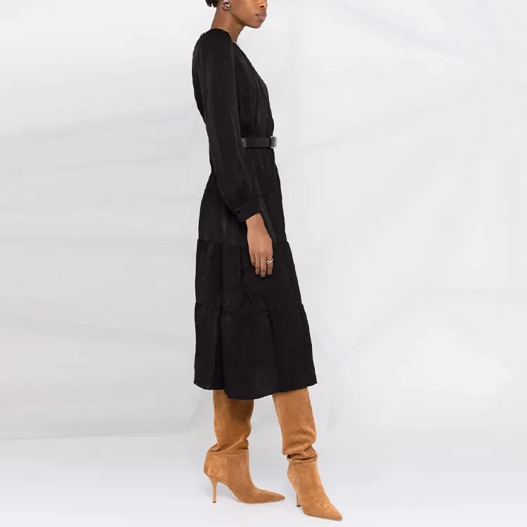 MICHAEL KORS Long-Sleeved Dresses Women's Black-3
