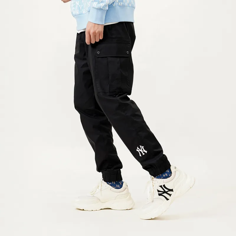 MLB Knitted Sports Pants Unisex Black-6