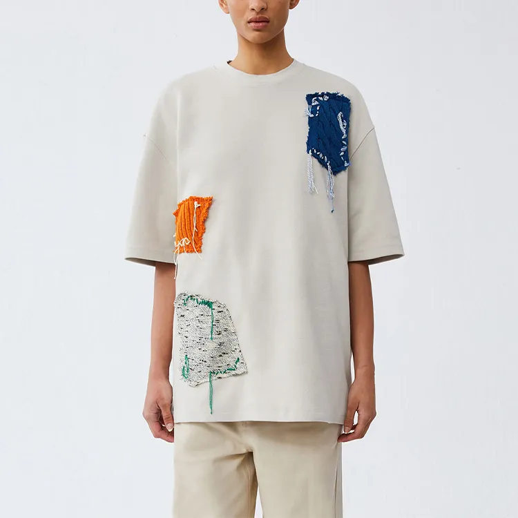 ADER ERROR T Shirts Unisex Ivory White-4