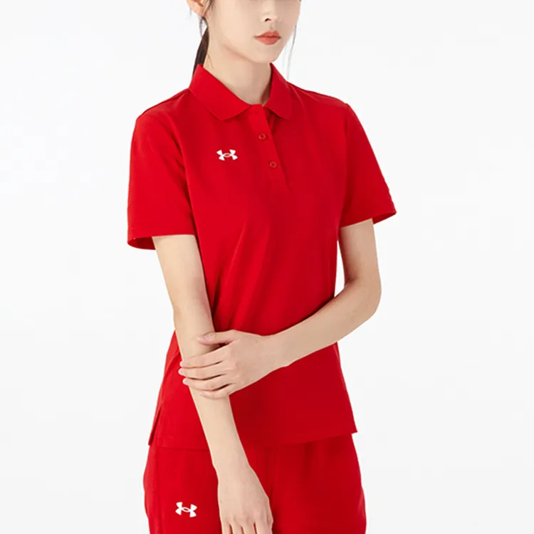 Under Armour Polo Shirts Women's Red-2
