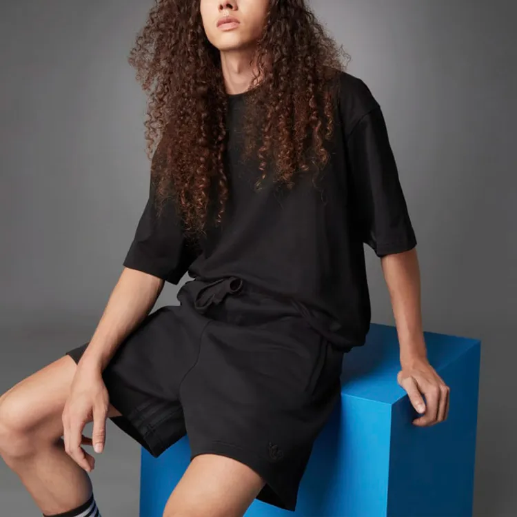 Adidas Originals Blue Version Collection Casual Shorts Men Black-5