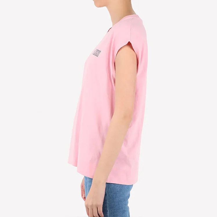 GANNI T-Shirts Women's Pink-5