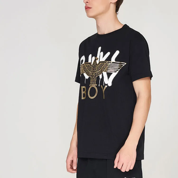 Boy London Straight T Shirt Unisex Black-5