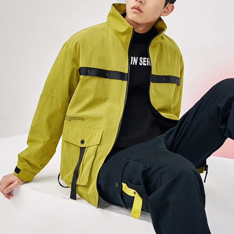 Anta Life Collection Jacket Men's Bright Yellow-6