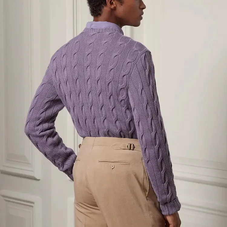 Ralph Lauren Label Cable knit Cashmere Jumper-2