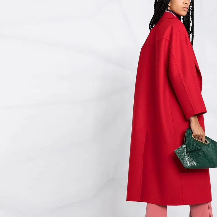 Valentino Velvet Jackets Women's Red-4