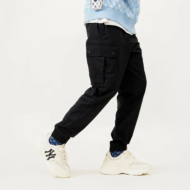 MLB Knitted Sports Pants Unisex Black-5