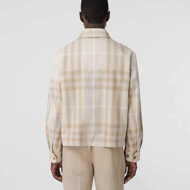 Burberry Jackets Coats Men's Soft Yellow Brown-5