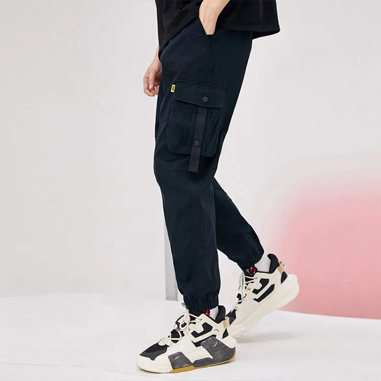 Anta Bastard Casual Pants Men's Black-6