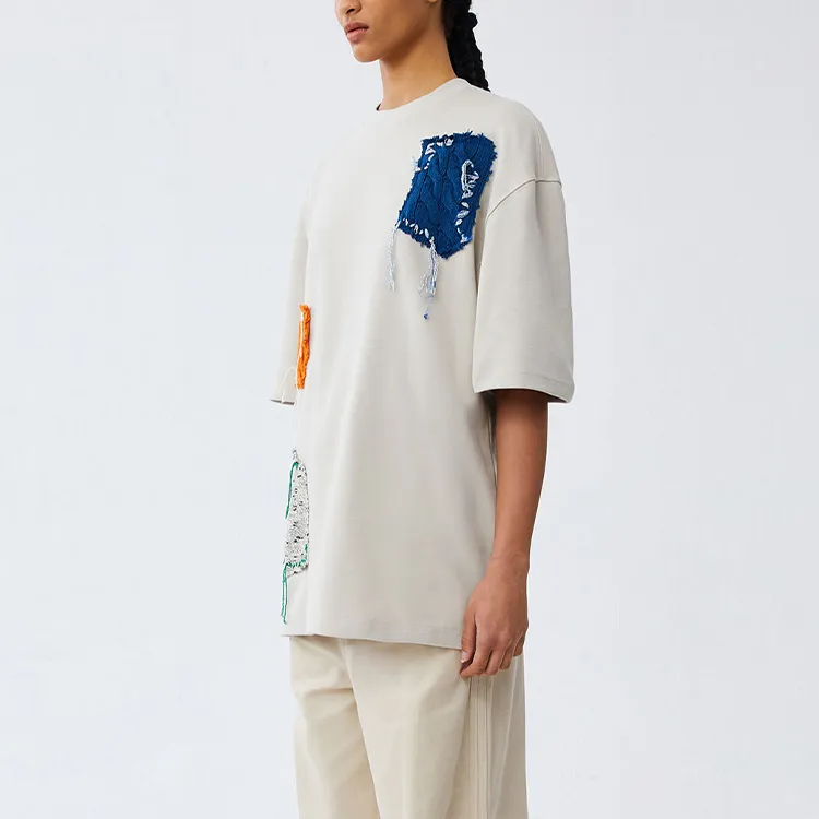 ADER ERROR T Shirts Unisex Ivory White-6